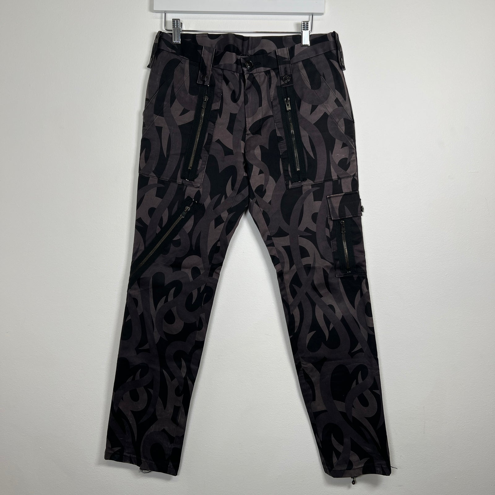 Number Nine Tribal Camo Cargo Pants