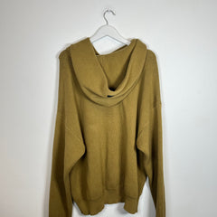 Essentials Olive Knit Hoodie Size L