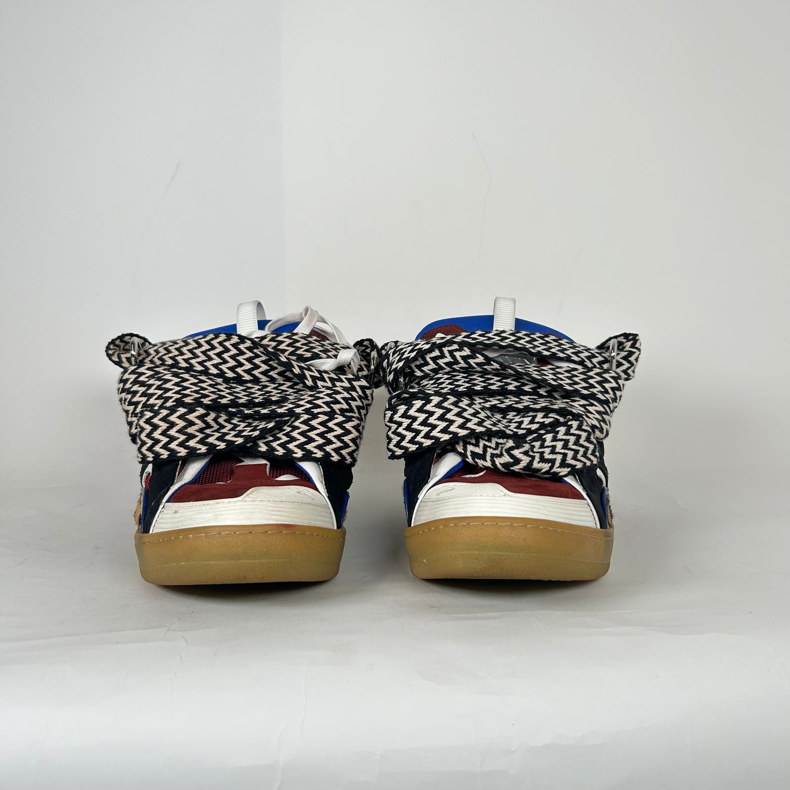 Lanvin Animal Print Curb Sneakers Size 44