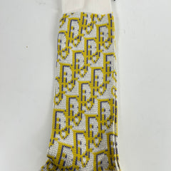 Dior Yellow/Purple Oblique Socks