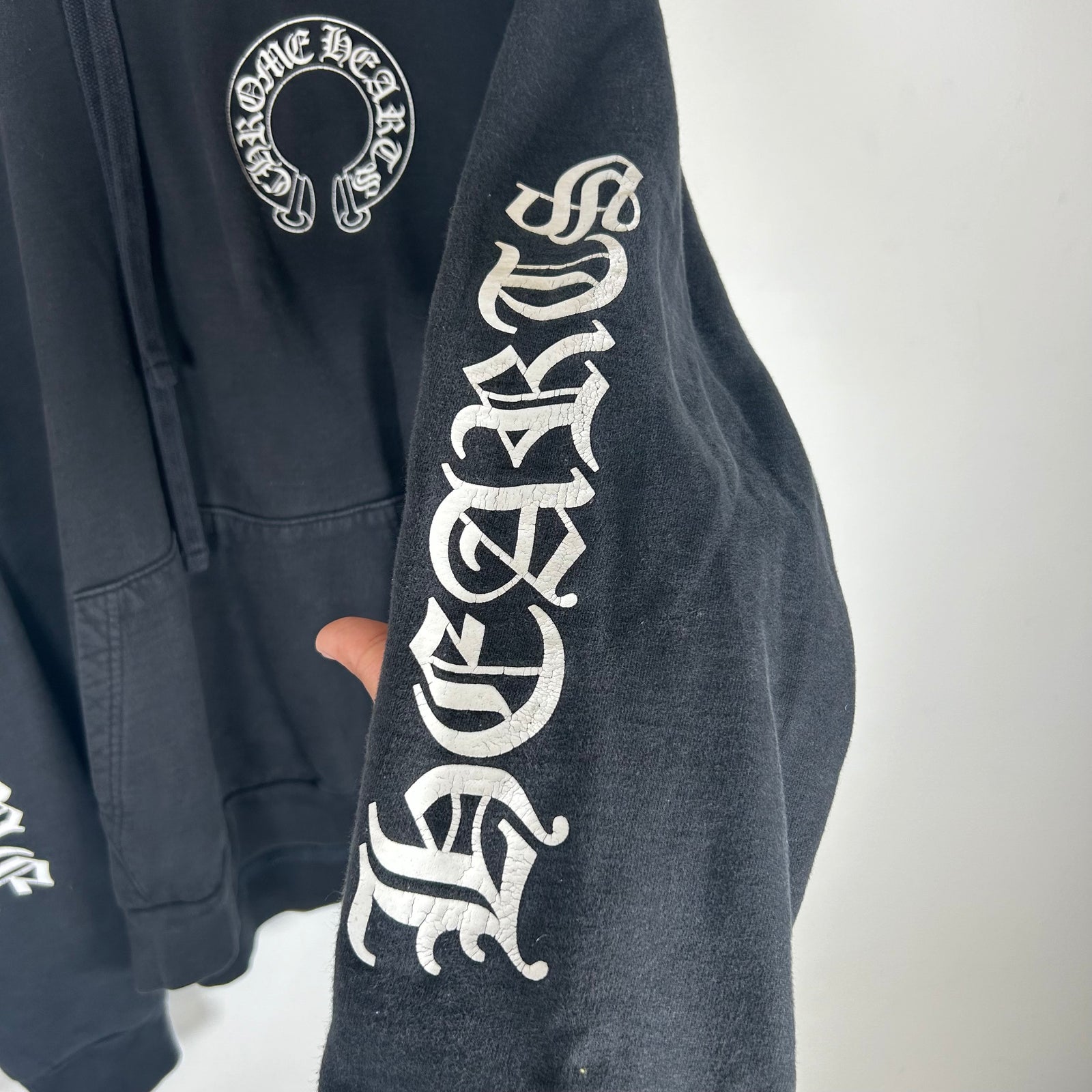 Chrome Hearts Black Matty Boy Chomper Hoodie Size L