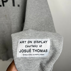 Gallery Dept Grey Logo Hoodie Size L