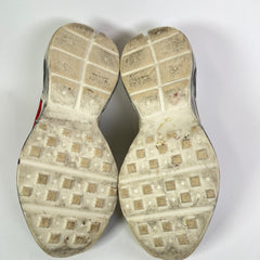 Gucci Mouth Print Distressed Calfskin Rhyton Sneaker