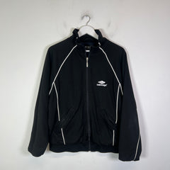 Balenciaga Black 3B Sports Icon Track Jacket Size 2