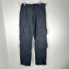 Martine Rose Black Adjustable Waist Cargo Pants Size 50