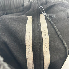 Rick Owens Black Mastadon Cargos Size 46