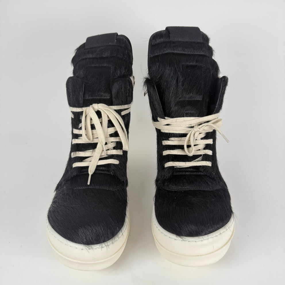 Rick Owens Ponyhair Geobaskets Size 43.5