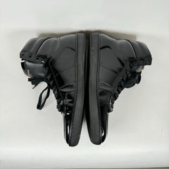 Saint Laurent Black Patent Leather SL/10H Sneakers Size 45