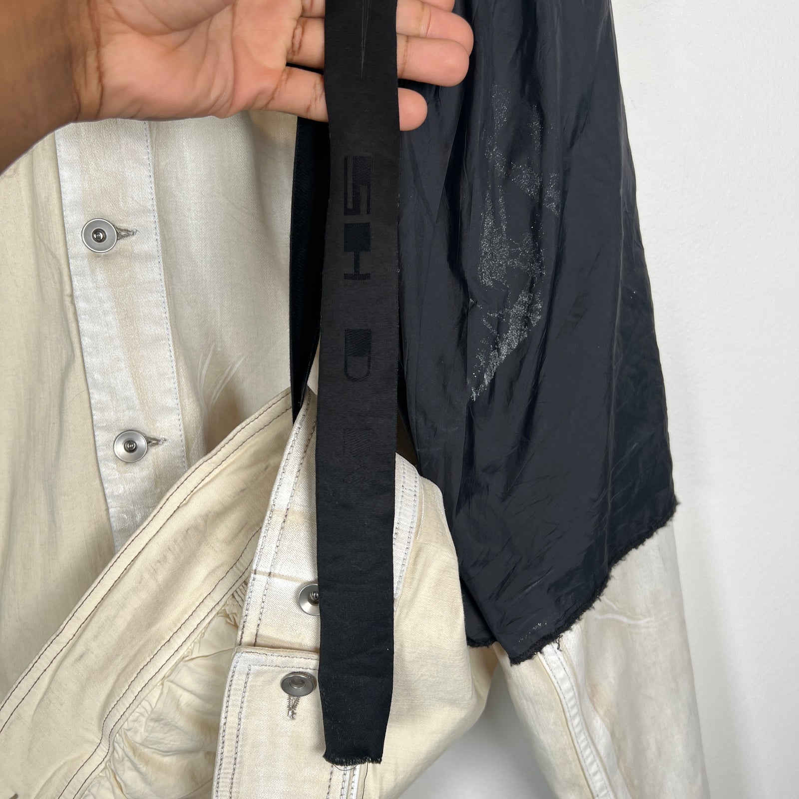 Rick Owens Drkshdw Waxed Jumbo Worker Jacket Size M