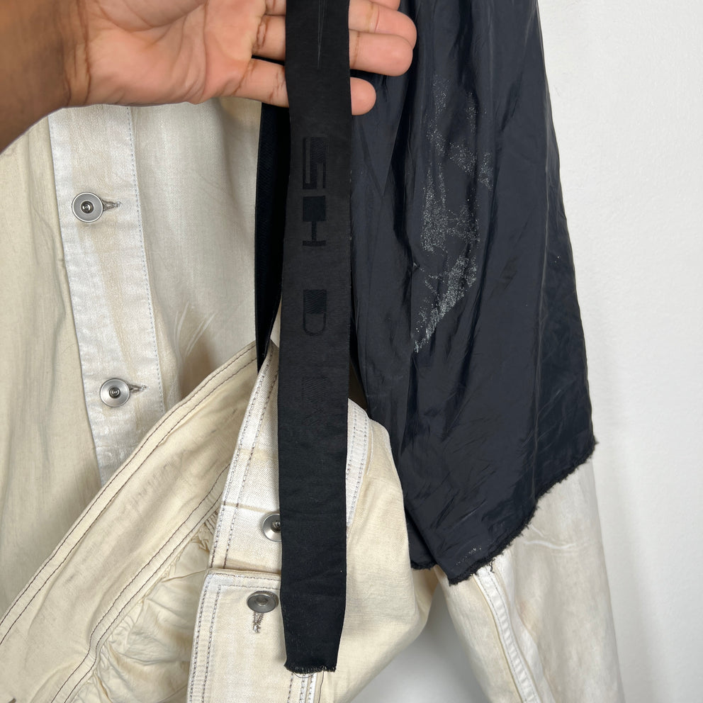 Rick Owens Drkshdw Waxed Jumbo Worker Jacket Size M