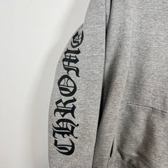 Chrome Hearts Grey "Fuck You" Thermal Lined Hoodie Size S