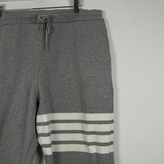 Thom Browne Grey 4-Bar Sweatpants Size 5