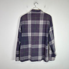 Supreme SS17 Shadow Plaid Zip-Up Flannel