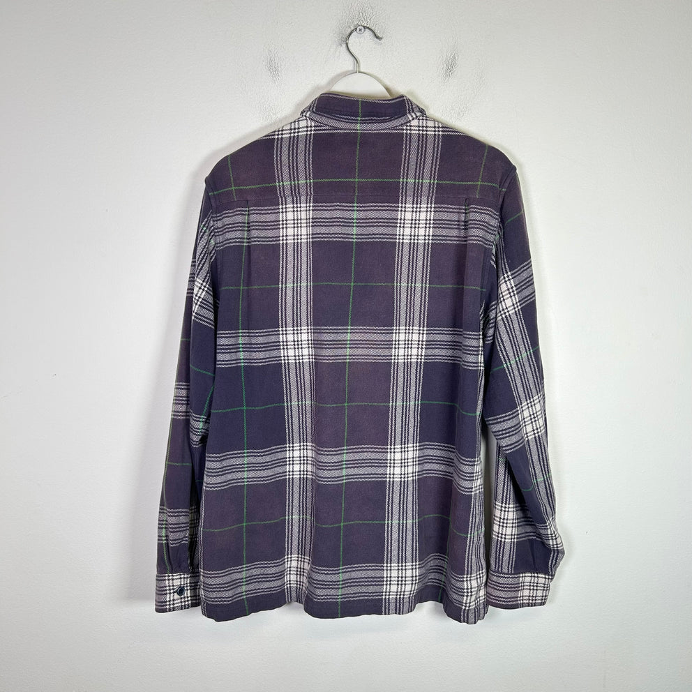Supreme SS17 Shadow Plaid Zip-Up Flannel