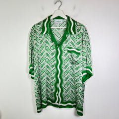 Casablanca Ping Pong Monogram Silk Shirt