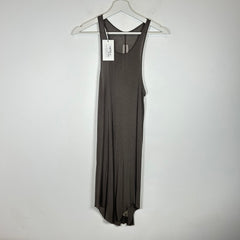Rick Owens SS24 Lido Dust Ribbed Tank Top Size XL