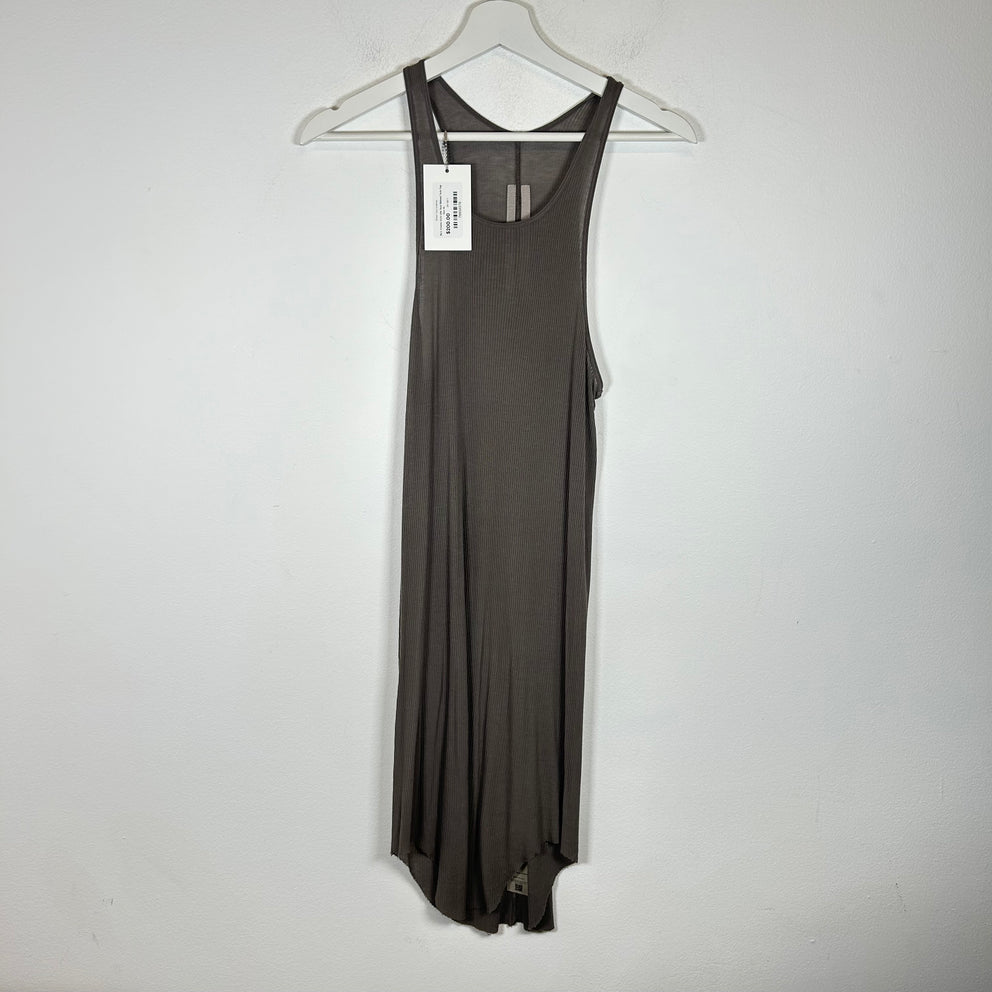 Rick Owens SS24 Lido Dust Ribbed Tank Top Size XL