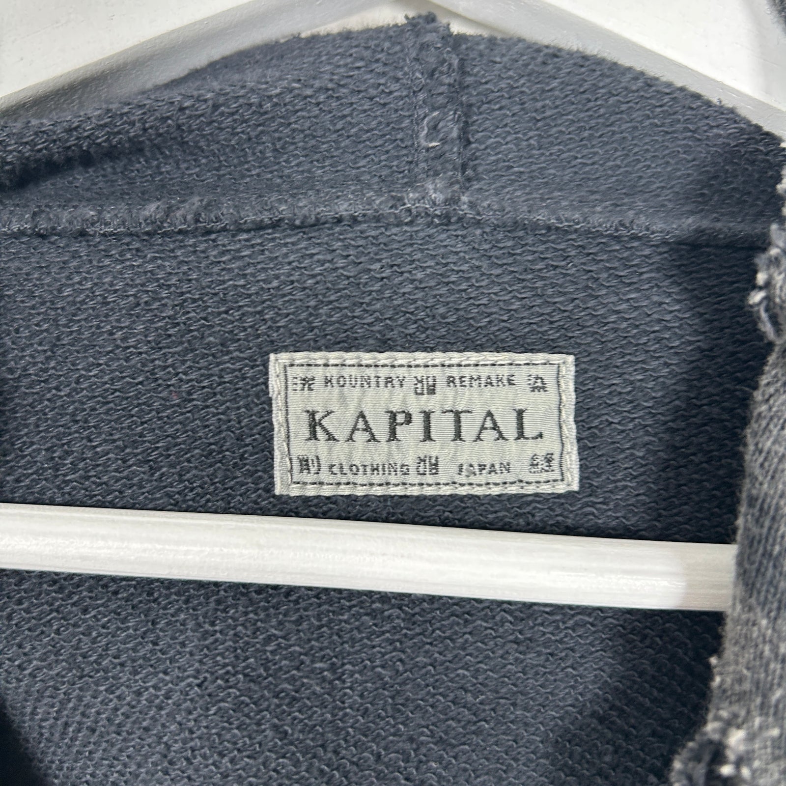 Kapital Distressed Gem Hoodie Size M