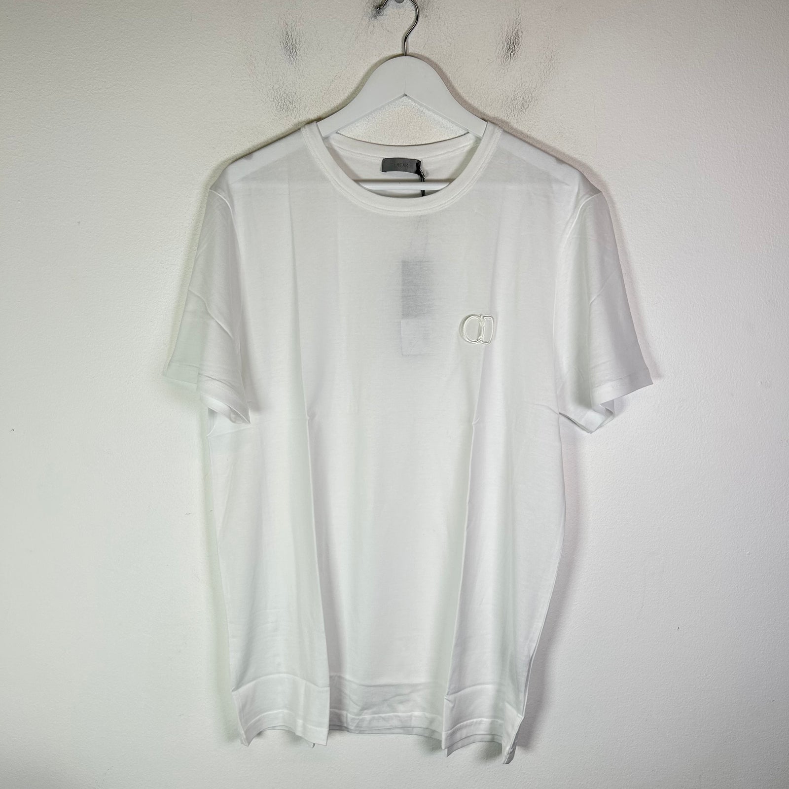 Dior White CD Icon Logo T-Shirt