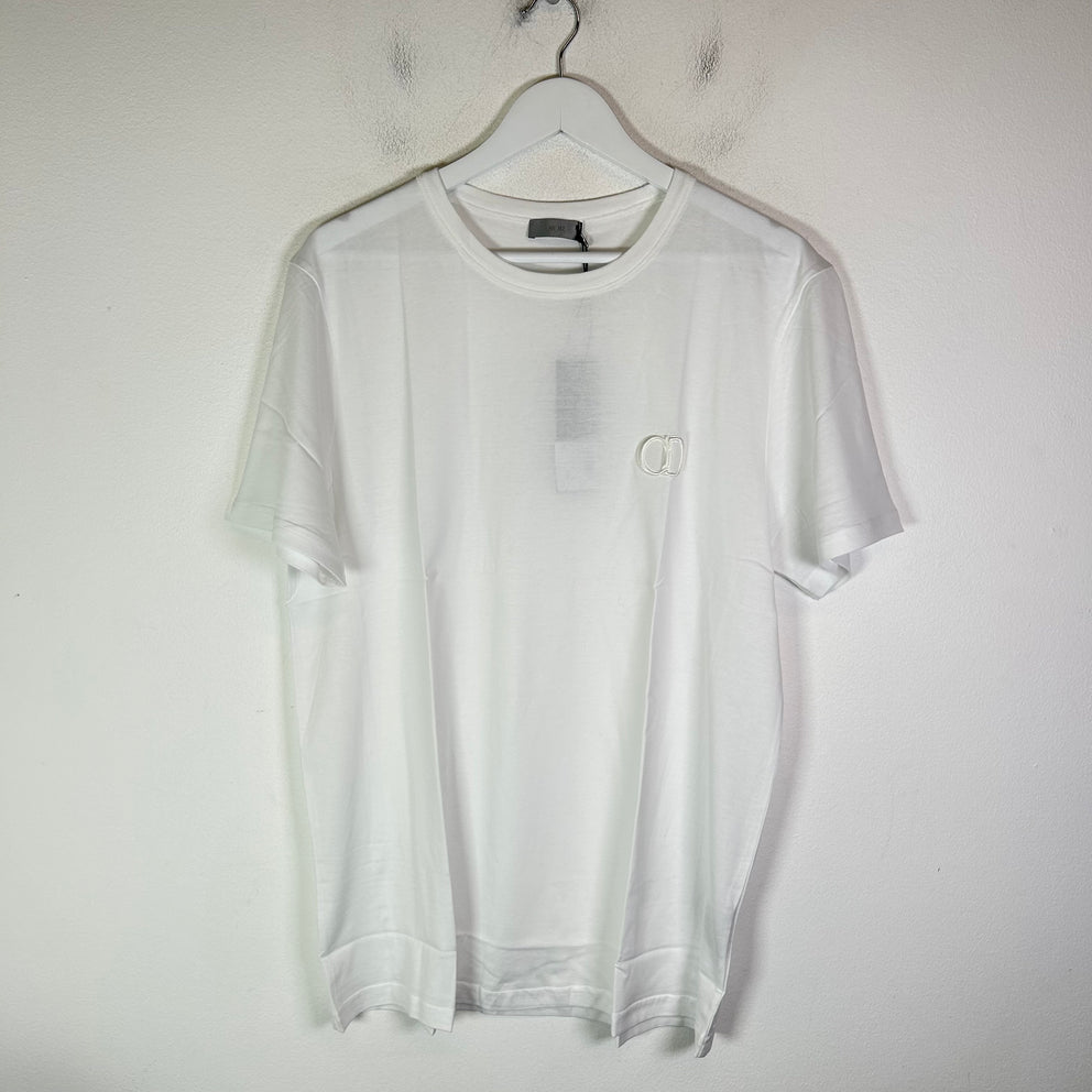 Dior White CD Icon Logo T-Shirt
