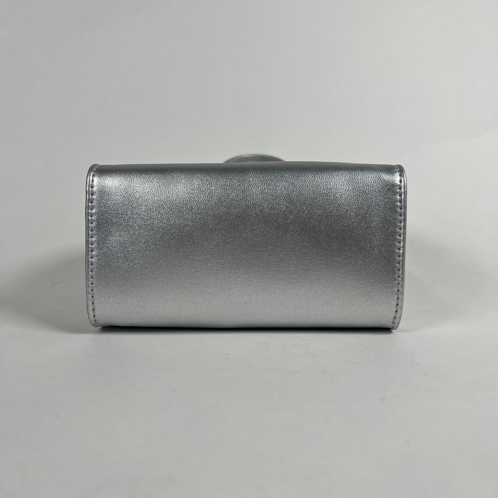 Telfar Metallic Silver Small Purse