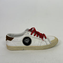 Saint Laurent SL 37 Diamond Leather Lowtop Sneakers