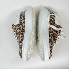 Alexander McQueen Suede Leopard Sneakers Size 39