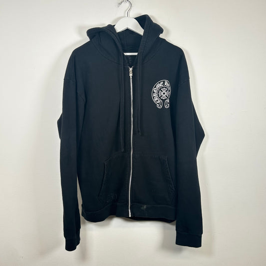 Chrome Hearts Black Los Angeles Exclusive Zip-Up Hoodie Size L