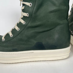 Rick Owens Moss Leather Ramones Size 43.5