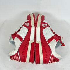 Louis Vuitton White/Red Trainer Size LV 11