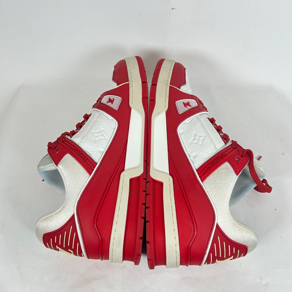 Louis Vuitton White/Red Trainer Size LV 11