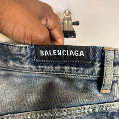 Balenciaga SS23 Mud Wash Baggy Denim Jeans