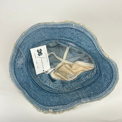 Kapital Light Boro Jean Bucket Hat