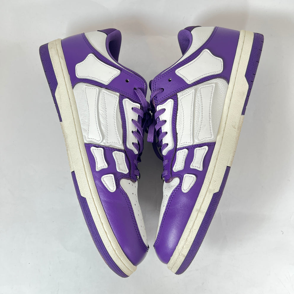 Amiri Purple Skel Low-Top Sneaker Size 47