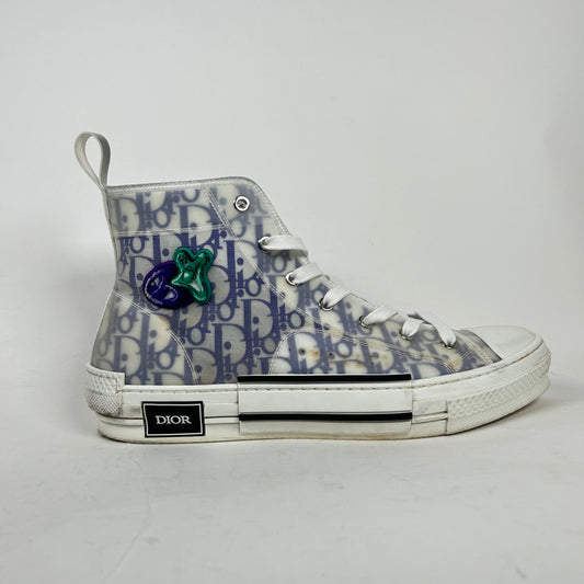 Dior x Kenny Scharf B23 Oblique High Top Sneaker Size 45