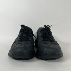 Gucci Black Rython GG Supreme Size 8.5
