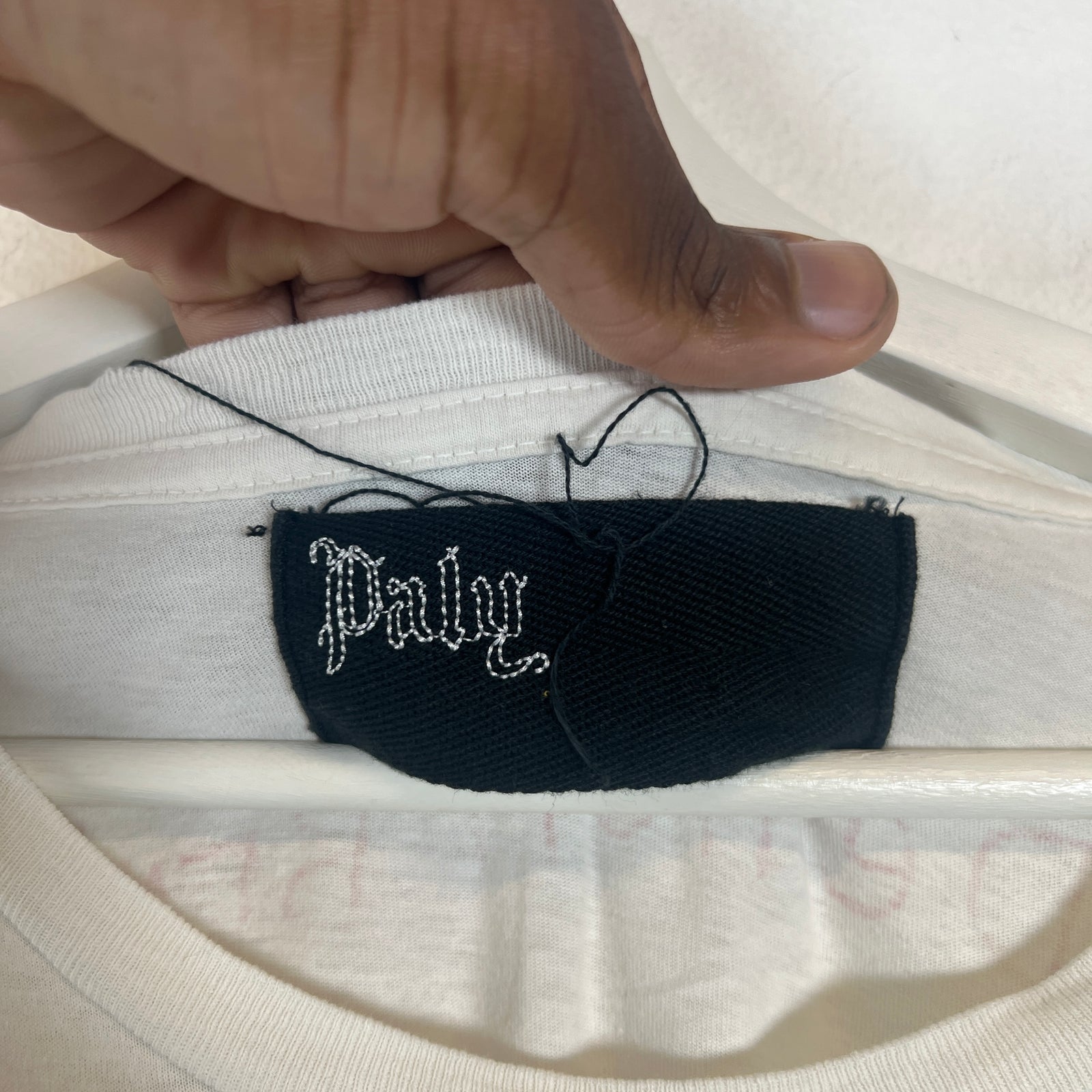 Paly Hollywood Cream 'Bad Luck' T-Shirt Size S