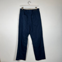 Lanvin Navy Blue Pants Size 50