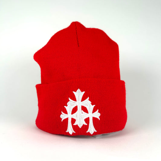 Chrome Hearts Cemetary Red Beanie