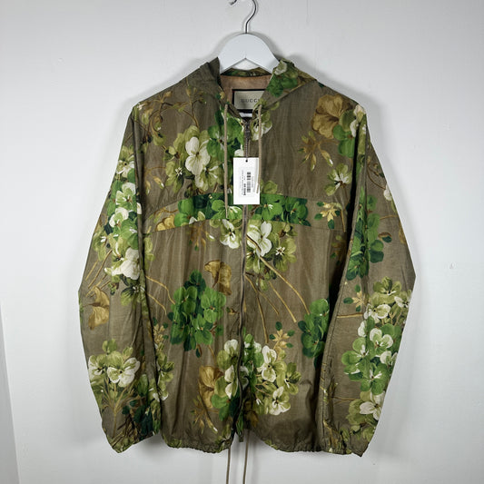 Gucci Bloom Floral Rain Jacket Size M