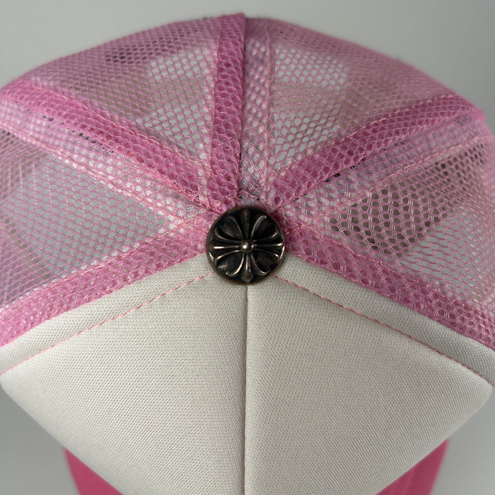 Chrome Hearts Pink Horseshoe Trucker Hat