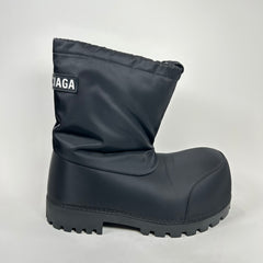 Balenciaga Black Alaska Nylon Boots OSFA