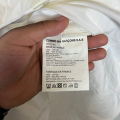CDG SHIRT White Hybrid Jacket Size L