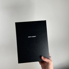 Saint Laurent Wallet On Chain Matelasse Envelope Caviar