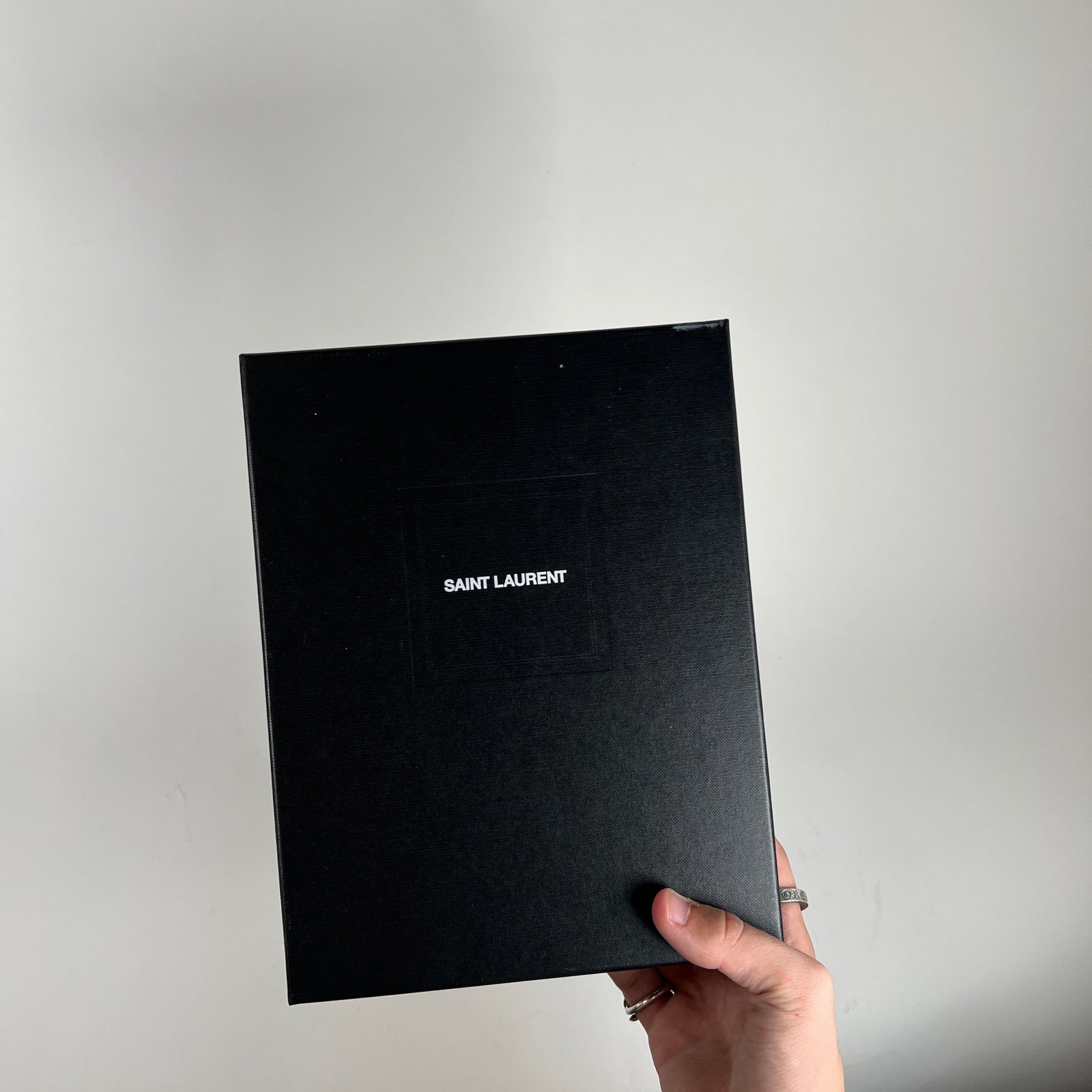 Saint Laurent Wallet On Chain Matelasse Envelope Caviar