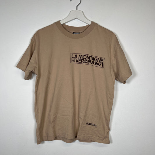Jacquemus 'Hiver' Brown T-Shirt Size S