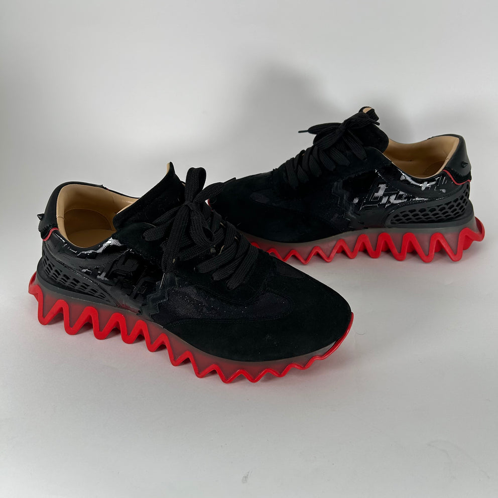 Christian Loubotin Shark Sneakers Size 42