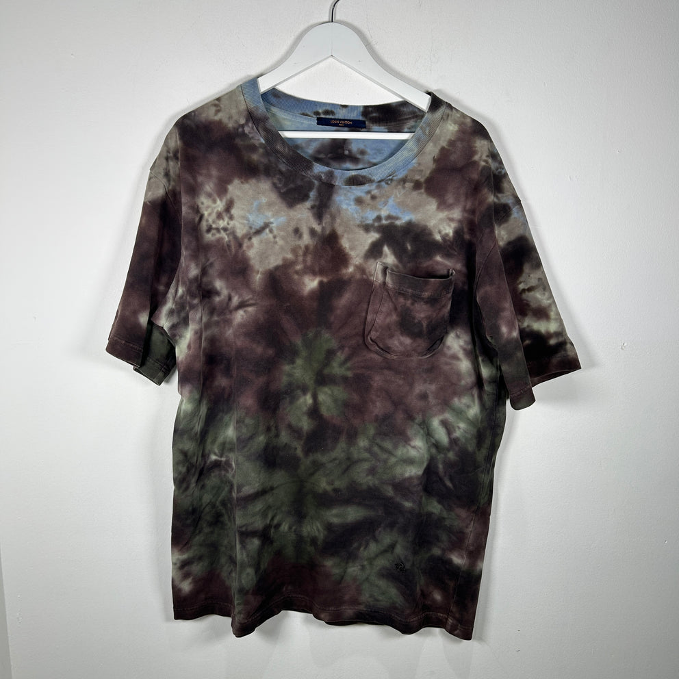 Louis Vuitton 3D Pocket Tye Dye Camo T-Shirt Size XL