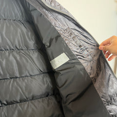 Dior Dark Grey Oblique Puffer Vest Size 56