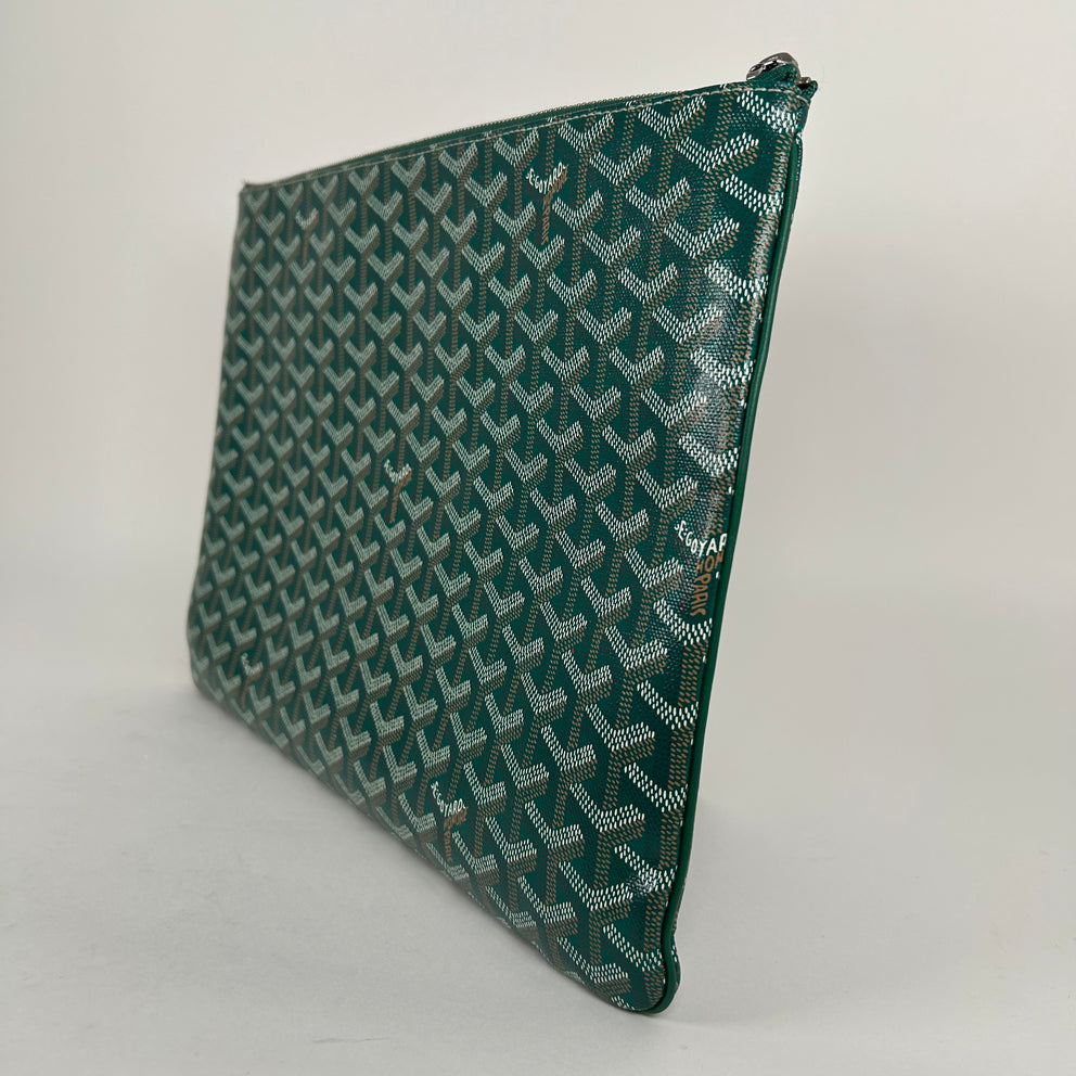 Goyard Senat Green Pouch